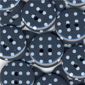 Spotty Button - Grey